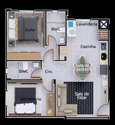 Apartamento 88m²