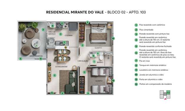 Apartamento 39m²