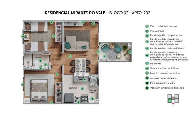 Apartamento 43m²