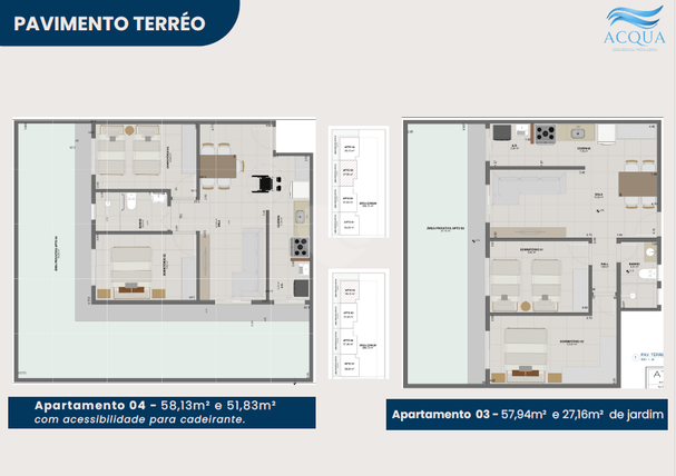 Apartamento 57m²