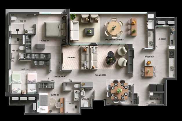 Apartamento 143m²