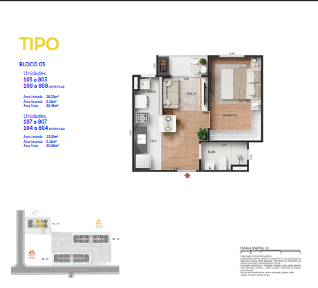 Apartamento 30m²