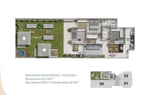 Apartamento 159m²