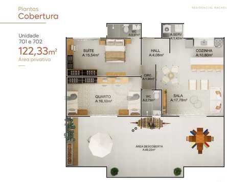 Apartamento 122m²