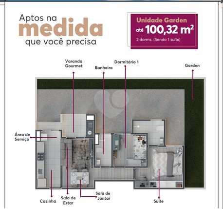 Apartamento 100m²