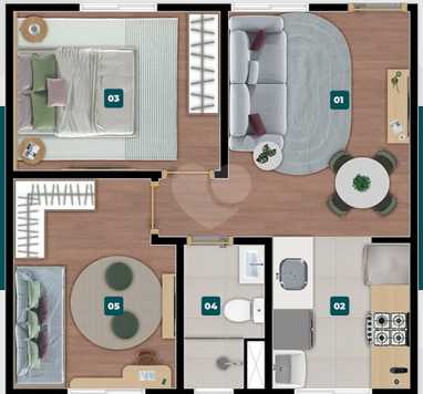 Apartamento 40m²