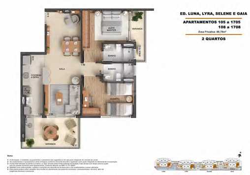 Apartamento 86m²