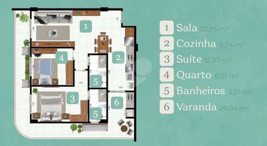 Apartamento 92m²