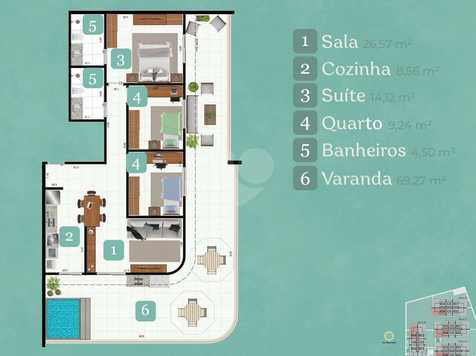 Apartamento 156m²