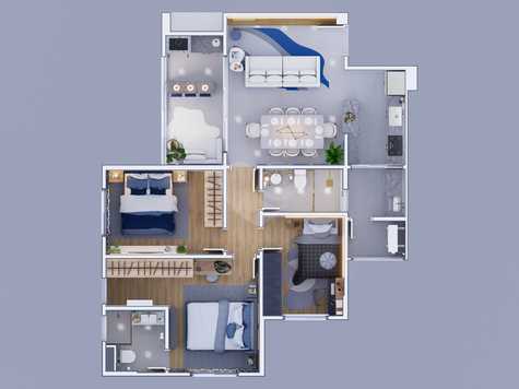 Apartamento 87m²