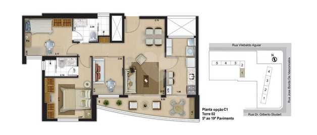 Apartamento 72m²