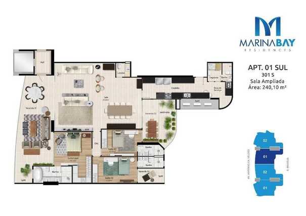 Apartamento 240m²