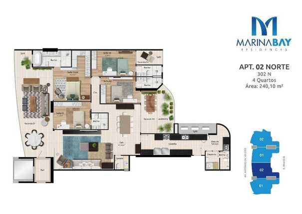 Apartamento 240m²