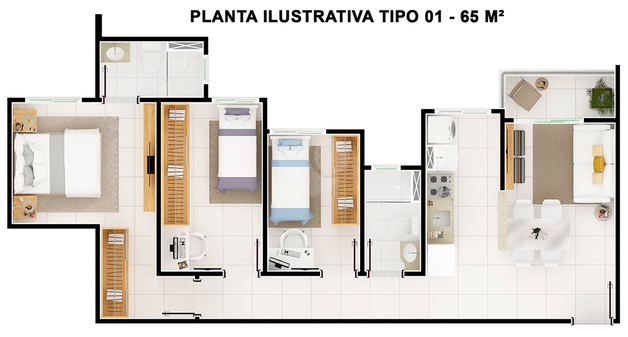 Aluguel Apartamento Indaiatuba Jardim Santiago 1