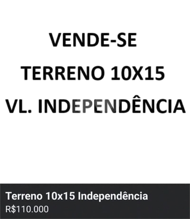 Venda Terreno Bauru Vila Independência 1