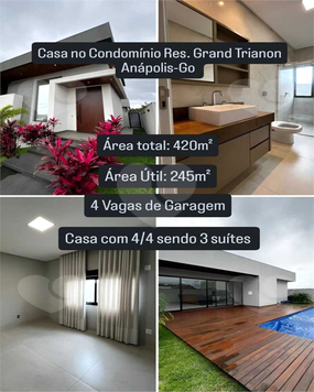 Venda Casa Anápolis Condomínio Residencial Grand Trianon 1