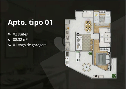 Venda Apartamento Praia Grande Guilhermina 1