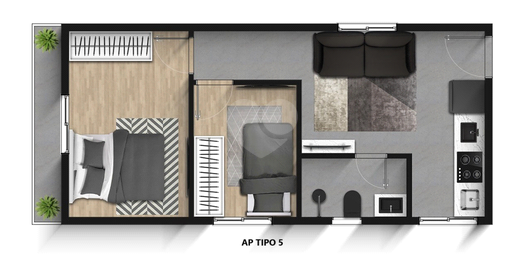 Venda Apartamento São Paulo Parque Industrial 1