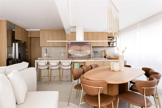 Sala de jantar integrada