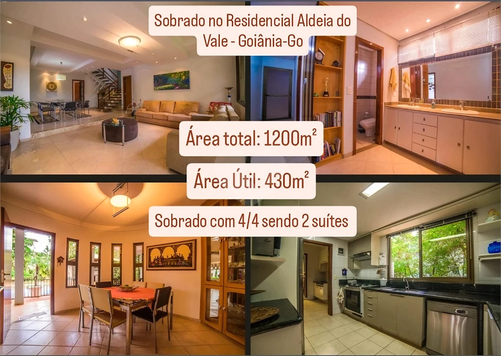 Venda Sobrado Goiânia Residencial Aldeia Do Vale 1